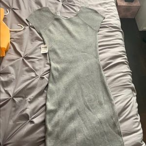 long grey dress